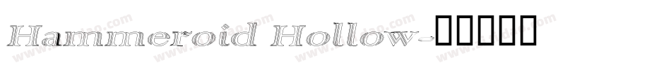 Hammeroid Hollow字体转换